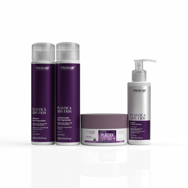 Kit Home Care Pós Progressiva Plástica dos Fios 4 Itens - Prohair