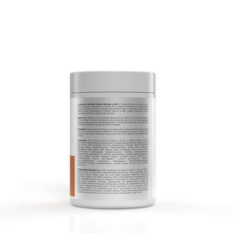 Máscara de Nutrição Intensa Banana e Mel 1kg - Prohair Cosméticos