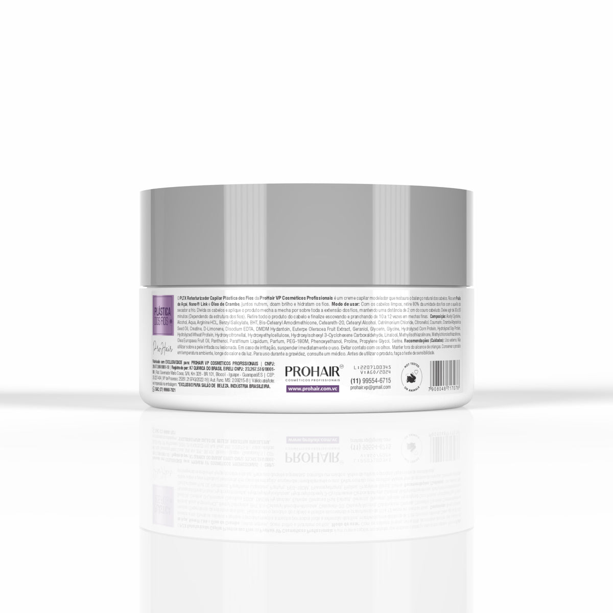 PLTX Anti-Frizz Plástica dos Fios 300g