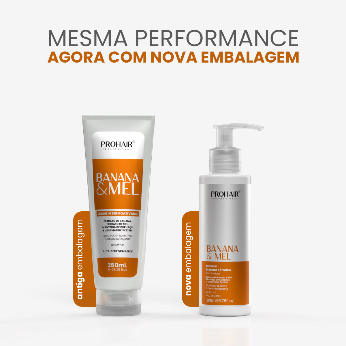 Leave In de Nutrição Intensa Banana e Mel 200mL - Prohair