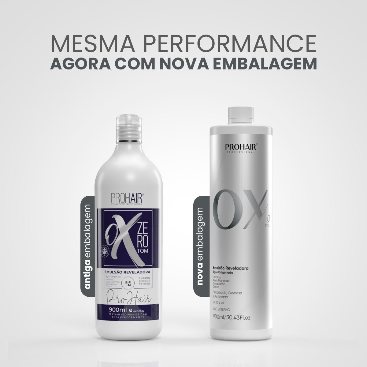 Água Oxigenada OX Zero Tom Volumes 900mL - Prohair