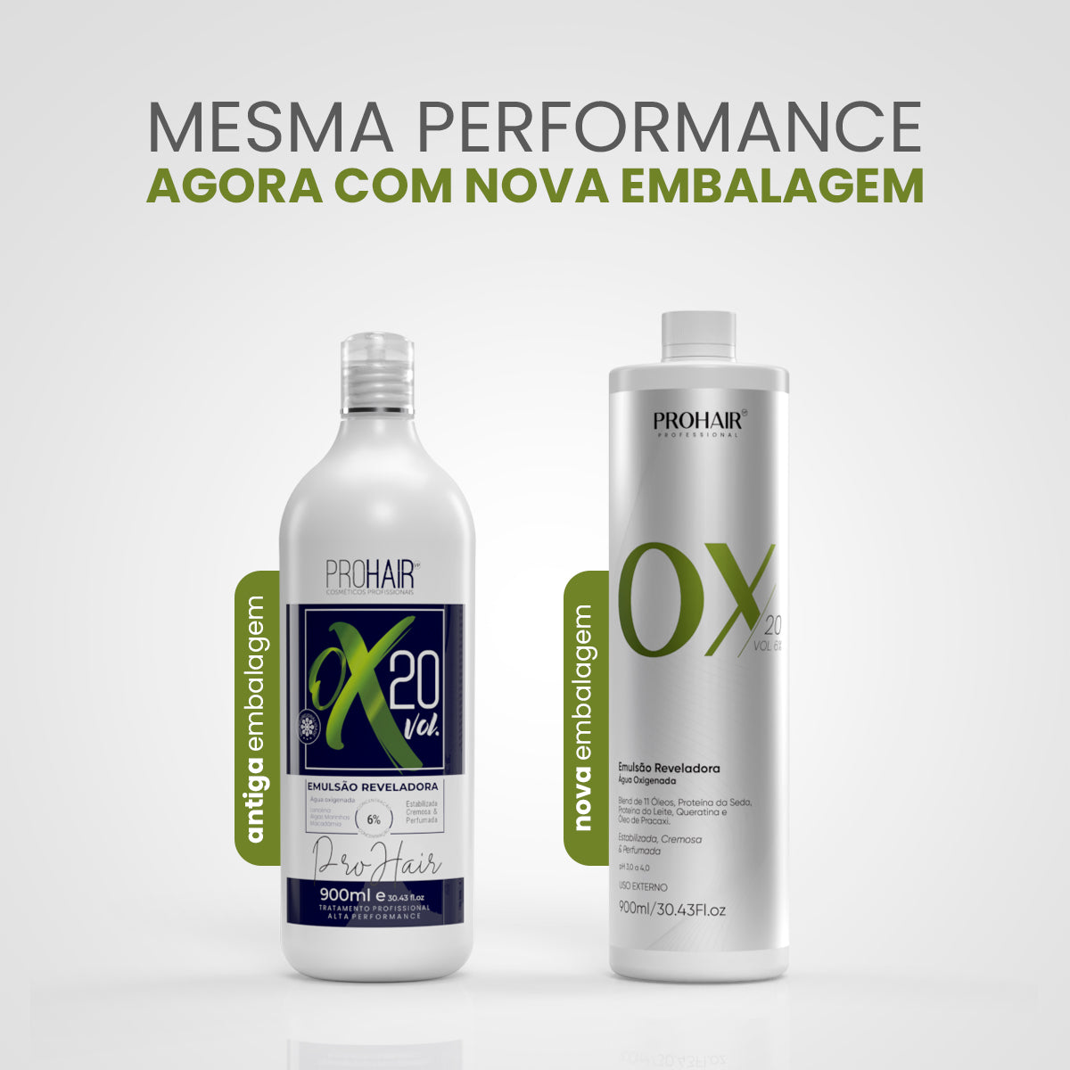 Água Oxigenada OX 20 Volumes 900mL - Prohair