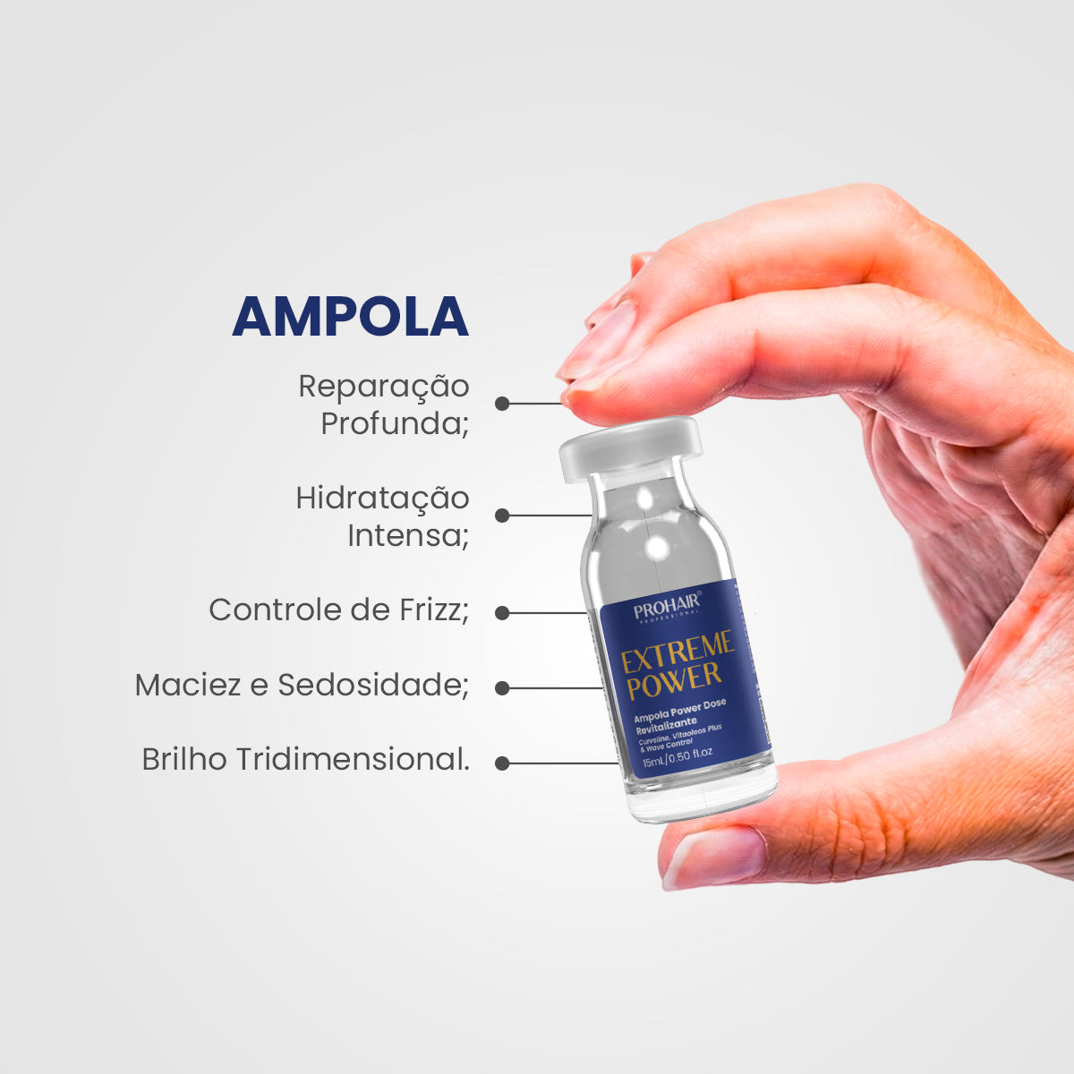 Ampola Mágica Extreme Power 15 ML Prohair