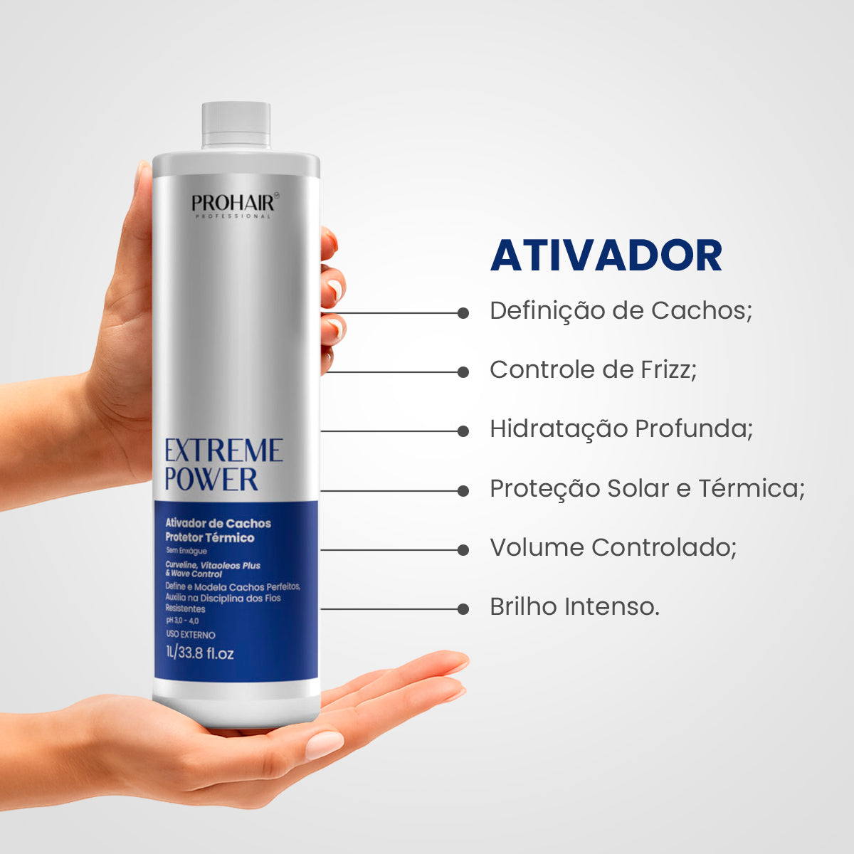 Ativador de Cachos Extreme Power 1L - Prohair