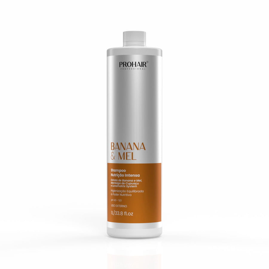Shampoo de Nutrição Intensa Banana e Mel 1L - Prohair