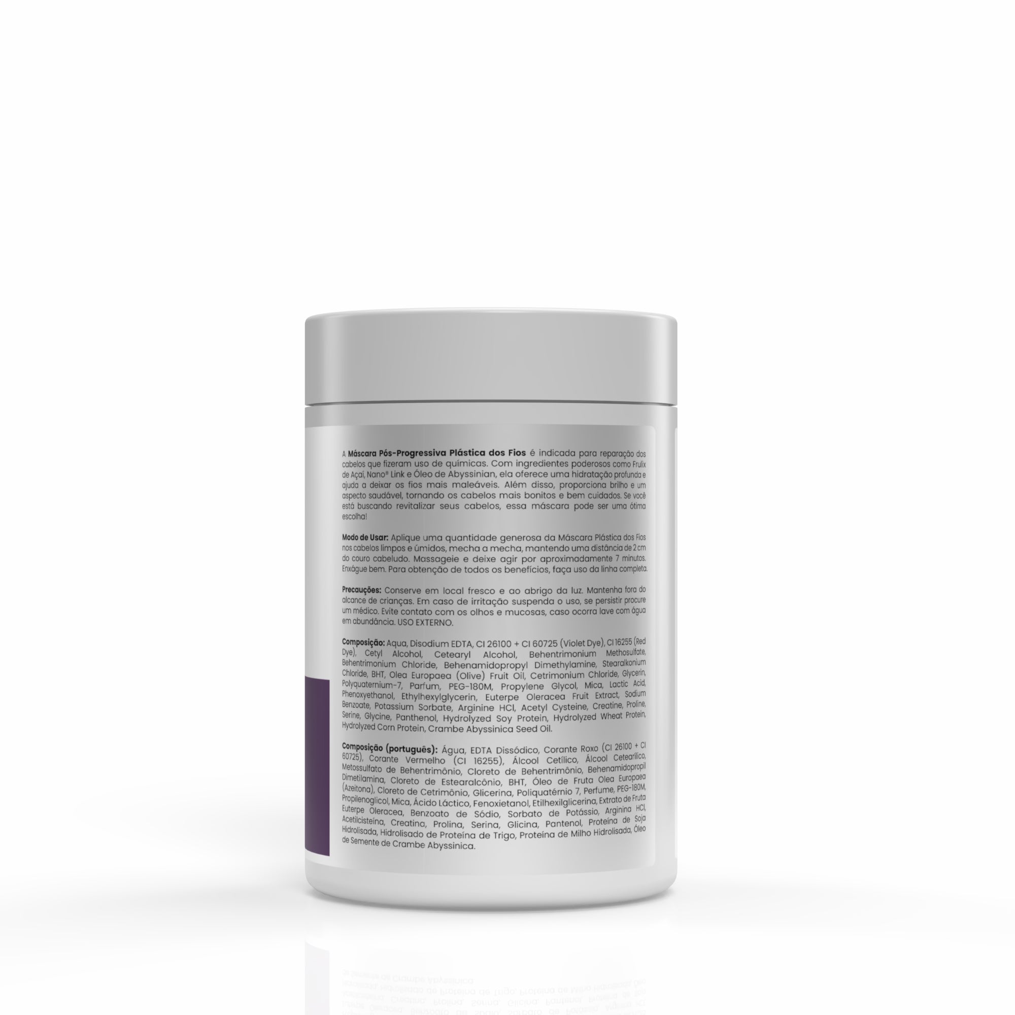 MÁSCARA PÓS-PROGRESSIVA PLÁSTICA DOS FIOS 1KG