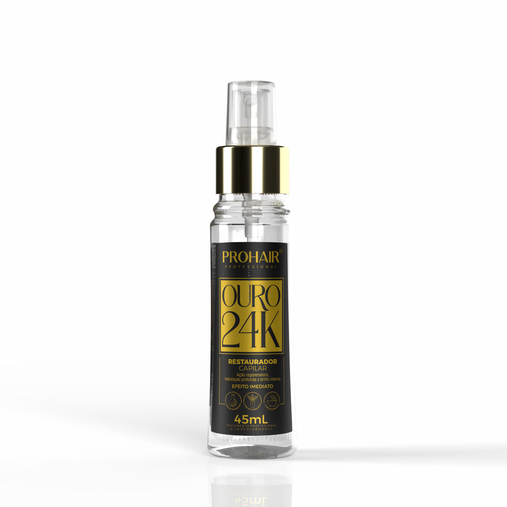 Restaurador de Hidratação Ouro 24K 45ml - Prohair