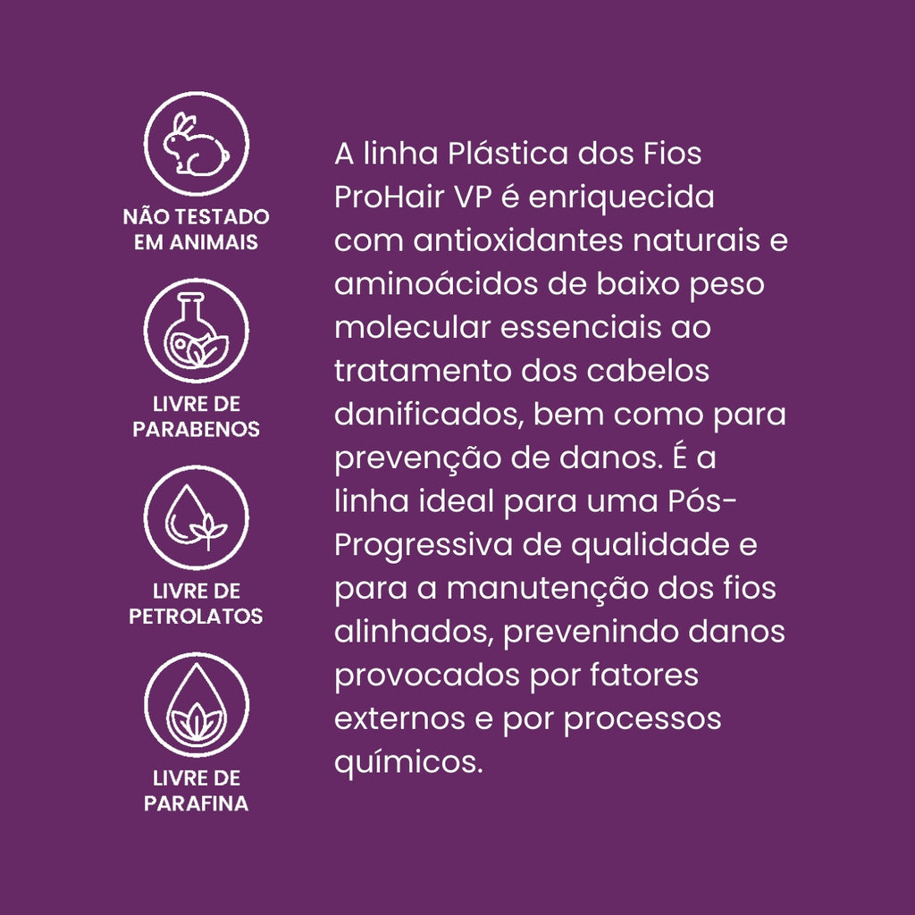 Máscara Pós Progressiva Plástica dos Fios 300g - Prohair