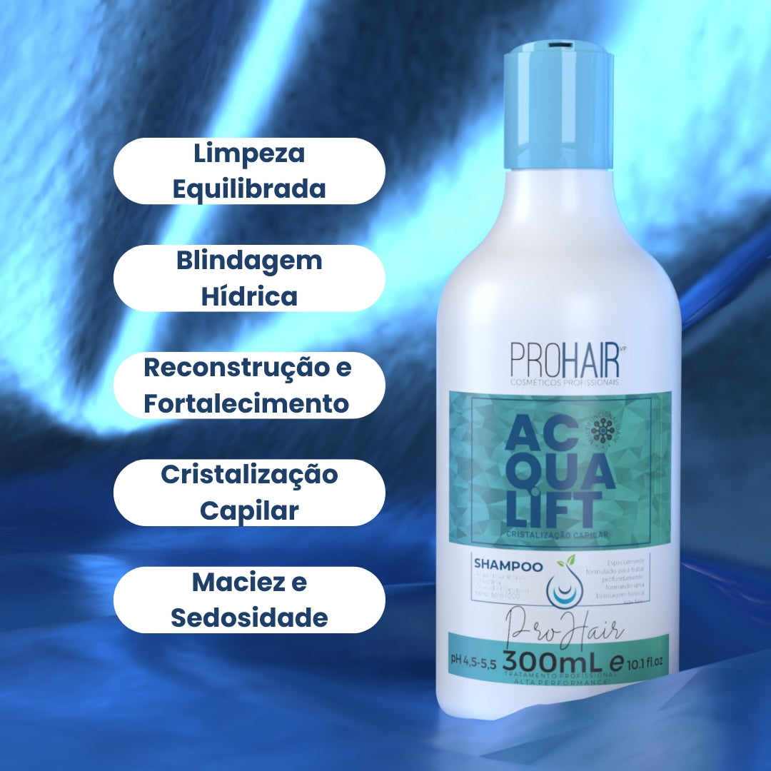 Kit Profissional de Hidroreconstrução Acqualift 3 Itens - Prohair