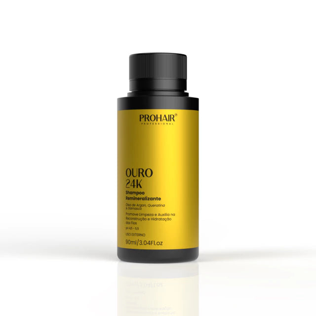 Shampo de Hidratação Ouro 24k 90mL - Prohair