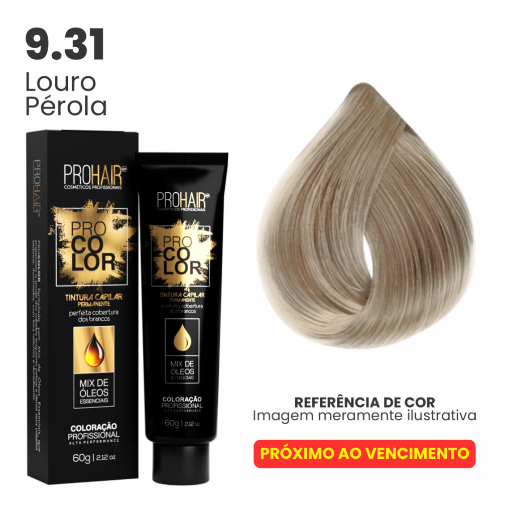Coloração Profissional 60g Pro Color - 9.31 Louro Pérola