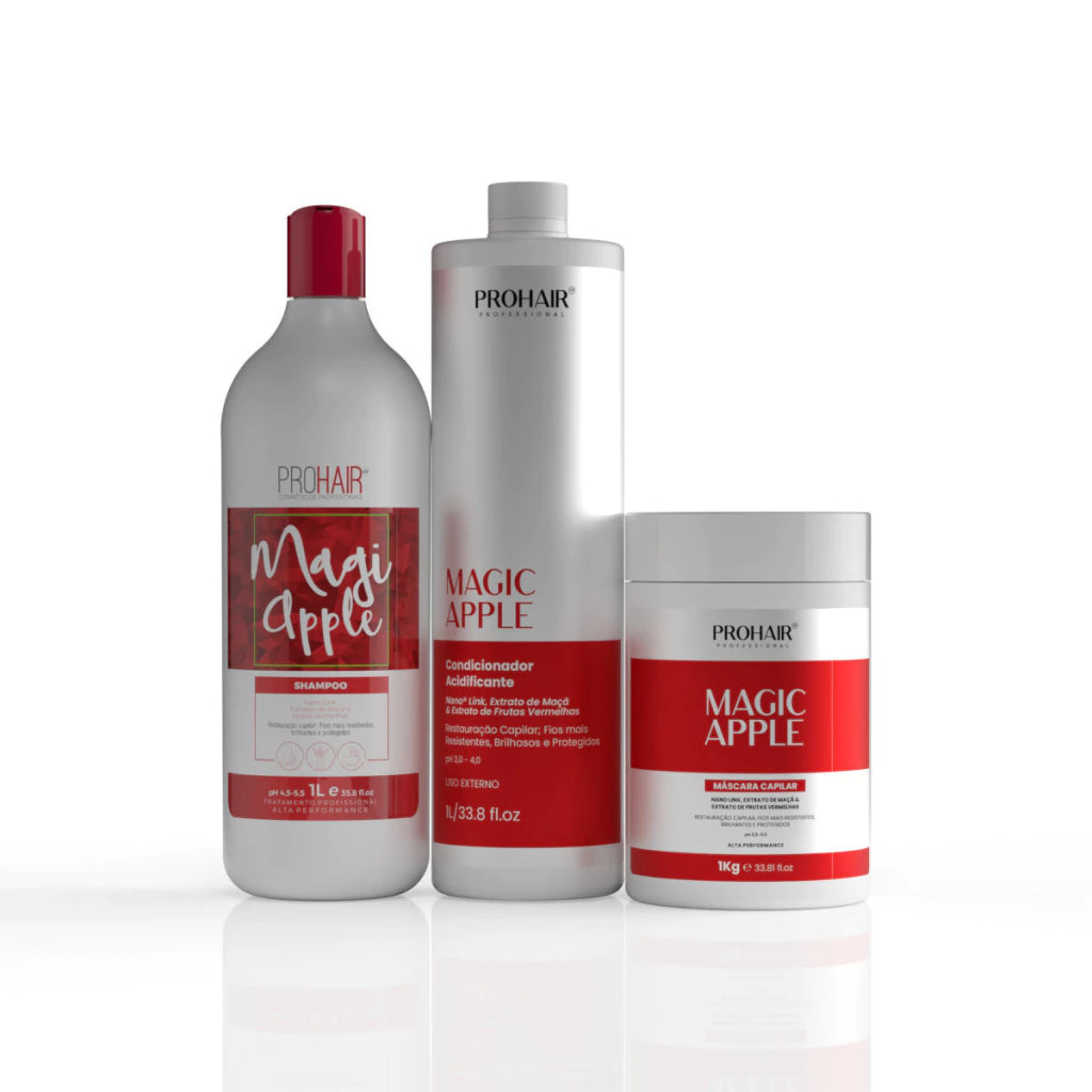 Kit Profissional Acidificante Magic Apple 3 itens - Prohair