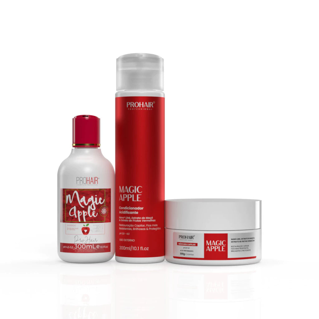 Kit Home Care Acidificante Magic Apple 3 Itens - Prohair