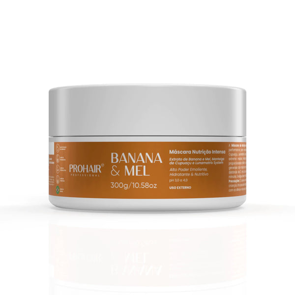 Máscara de Nutrição Intensa Banana e Mel 300g - Prohair